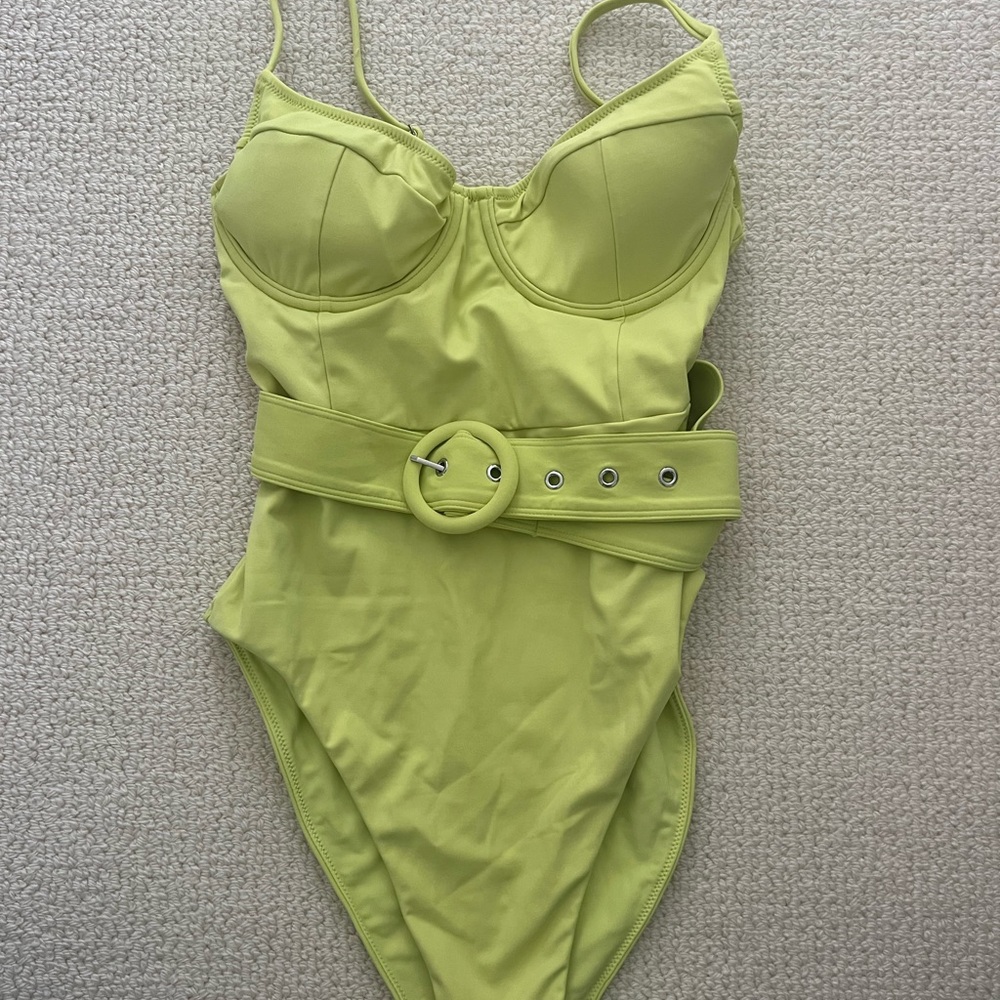 Green Jonathon simkhai one piece.